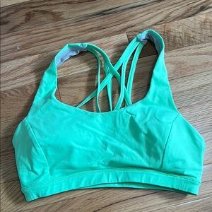 Lululemon Strappy Green Sports Bra